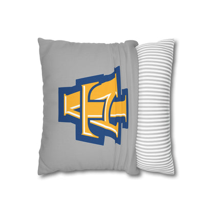 Spun Polyester Square Pillowcase