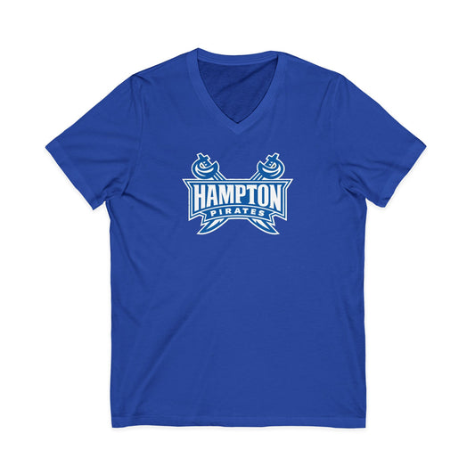 Womens Jersey Short Sleeve V-Neck Tee