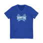Womens Jersey Short Sleeve V-Neck Tee