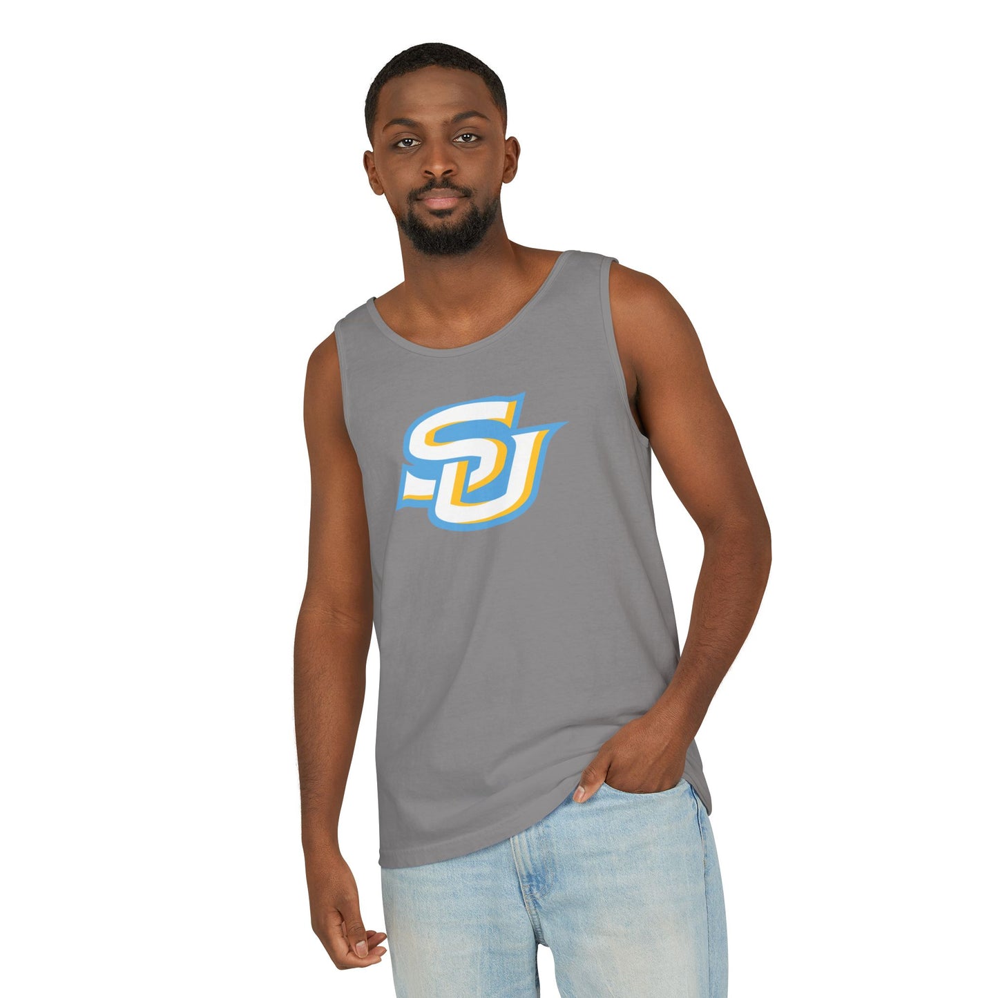 Mens Unisex Garment-Dyed Tank Top