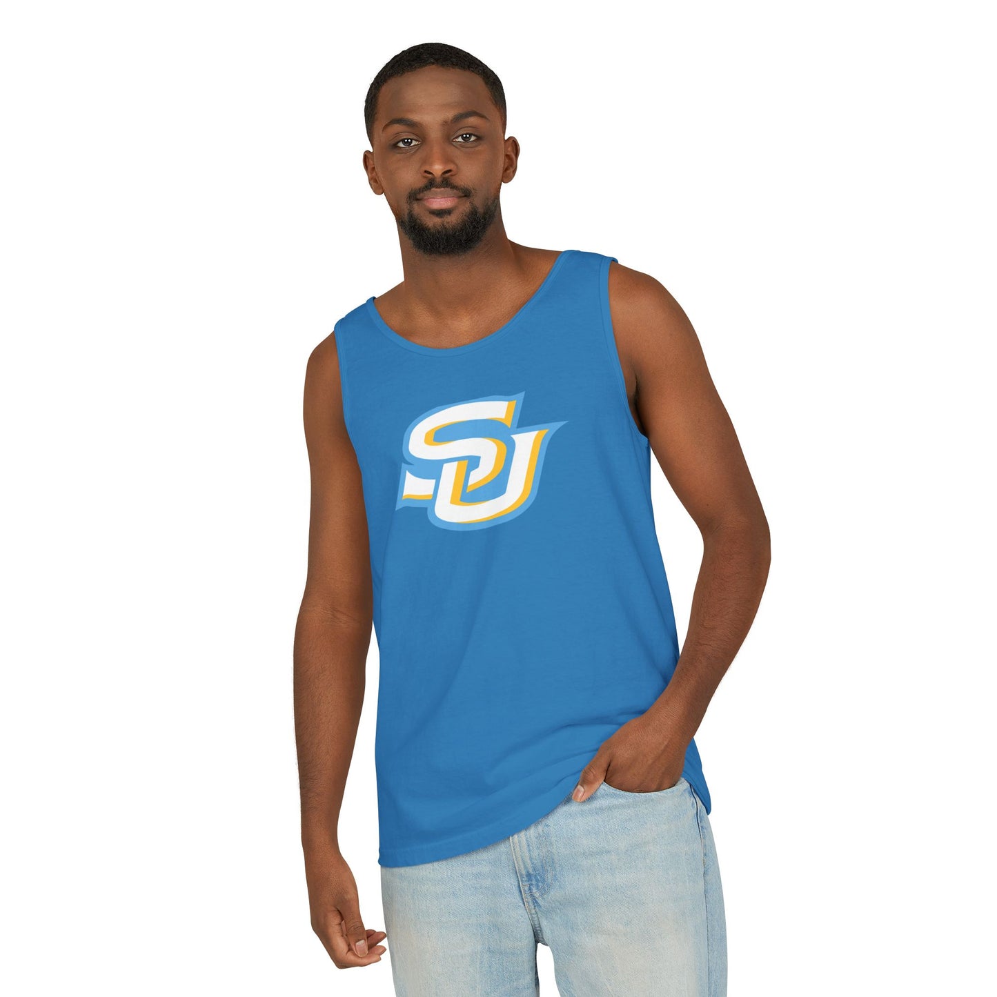 Mens Unisex Garment-Dyed Tank Top