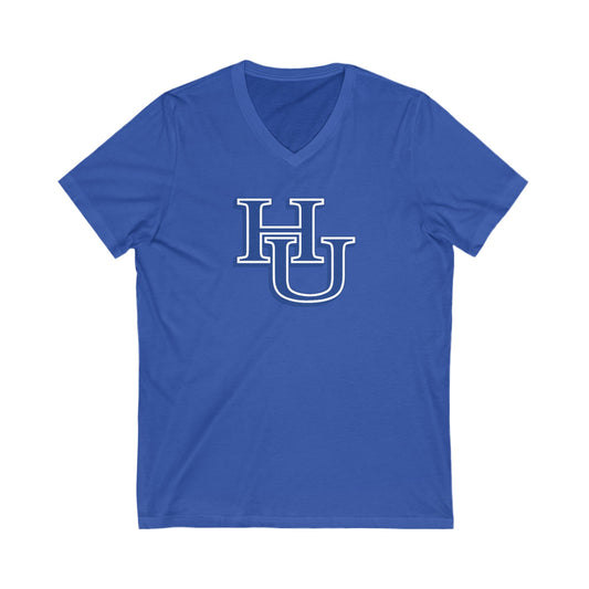 Womens Jersey Short Sleeve V-Neck Tee