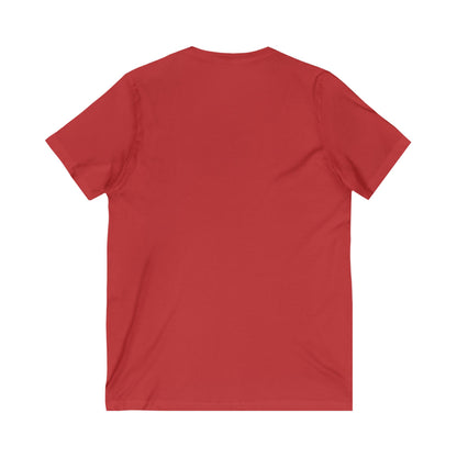 Womens Jersey Short Sleeve V-Neck Tee