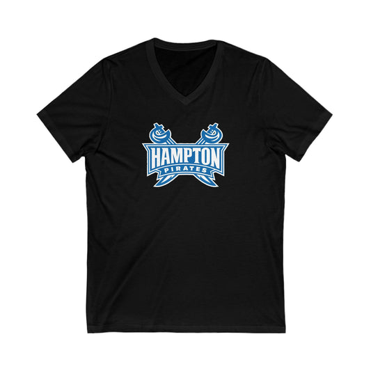 Womens Jersey Short Sleeve V-Neck Tee
