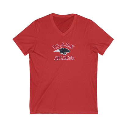 Womens Jersey Short Sleeve V-Neck Tee