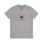 Womens Jersey Short Sleeve V-Neck Tee