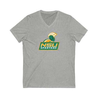 Womens Jersey Short Sleeve V-Neck Tee