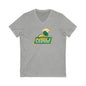 Womens Jersey Short Sleeve V-Neck Tee