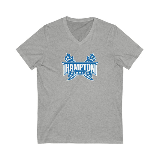 Womens Jersey Short Sleeve V-Neck Tee